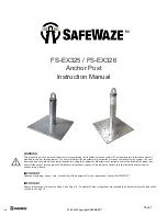 SafeWaze FS-EX325 Instruction Manual preview