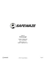 Preview for 23 page of SafeWaze FS-FSP1211-G Manual