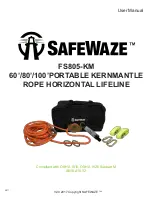 SafeWaze FS805-KM User Manual preview