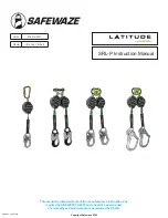 Preview for 1 page of SafeWaze LATITUDE PRO SRL-P Series Instruction Manual