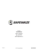 Preview for 18 page of SafeWaze Latitude Pro Manual