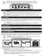 Preview for 11 page of SafeWaze LATITUDE TIE BACK Instruction Manual