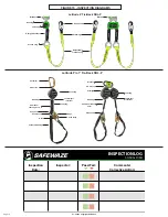 Preview for 16 page of SafeWaze LATITUDE TIE BACK Instruction Manual