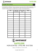 Preview for 21 page of SafeWaze MOBILE SAFELINK User Manual