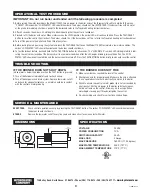 Предварительный просмотр 4 страницы safgard 1100M Manual