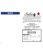 Preview for 3 page of Safire 115-TT-TNG-16” Owner'S Manual