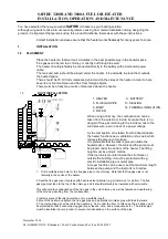 Safire 3200B Installation, Operation And Maintenance Manual preview