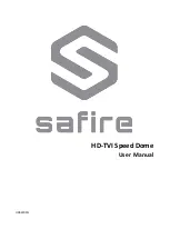 Предварительный просмотр 1 страницы Safire SD6118I-2PTVI User Manual