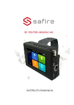 Safire SF-TESTER-ARM-5N1-4K Instruction Manual предпросмотр