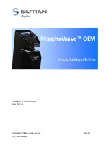 Safran Morpho MorphoWave OEM Installation Manual preview