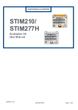 Preview for 1 page of Safran STIM277H User Manual