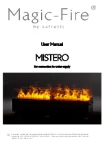 Preview for 1 page of safretti Magic-Fire MISTERO 1000 User Manual