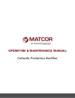 Предварительный просмотр 1 страницы SAFWAY MATCOR Cathodic Protection Rectifier Operation & Maintenance Manual