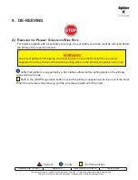 Preview for 29 page of SAFWAY Spider UPPRO P2514 Operator Instructions Manual