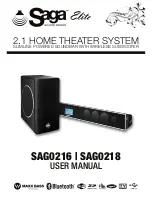 Saga Elite SAG0216 User Manual preview