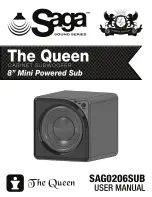 Preview for 1 page of Saga The Queen SAG0206SUB User Manual