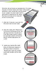 Preview for 7 page of SAGE Analytics TOX Detective Instruction Manual