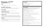 Preview for 2 page of Sage Products Prevalon AirTAP 7211 Operator'S Manual