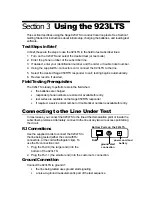 Preview for 17 page of Sage 923lts User Manual