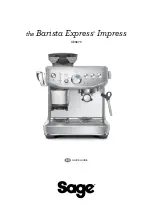 Sage Barista Express Impress SES876 User Manual preview