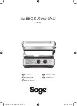 Предварительный просмотр 1 страницы Sage BBQ & Press SGR700BSS Quick Manual