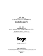 Preview for 20 page of Sage BBQ GRILL 800GR Quick Manual