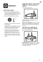 Preview for 9 page of Sage Big Squeeze SJS700 Quick Manual