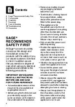 Preview for 2 page of Sage BJE530 Quick Manual