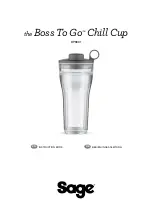 Sage Boss To Go Chill Cup Instruction Booklet предпросмотр