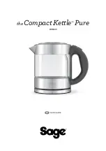 Sage Compact Kettle Pure BKE395 Quick Manual предпросмотр