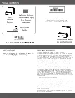 Sage Door/Window Sensor Quick Start Manual preview