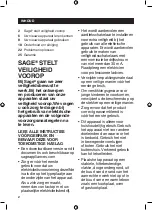 Предварительный просмотр 76 страницы Sage Dual Boiler Quick Manual