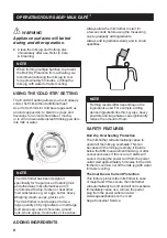 Preview for 8 page of Sage Milk Cafe SMF600 Manual