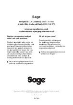 Предварительный просмотр 12 страницы Sage Milk Cafe SMF600 Manual