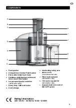 Preview for 2 page of Sage Nutri Juicer BJE410 User Manual