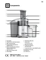 Preview for 5 page of Sage Nutri Juicer Classic SJE95 Quick Manual