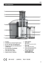 Preview for 41 page of Sage Nutri Juicer SJE410 User Manual