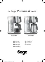 Sage Precision Brewer BDC400 Quick Manual предпросмотр