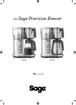 Sage Precision Brewer SDC400 User Manual preview