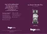 Предварительный просмотр 1 страницы Sage Smart Grinder Pro BCG820BSSUK Instruction Booklet