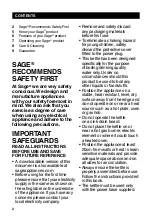 Preview for 2 page of Sage Smart Kettle SKE825 Quick Manual