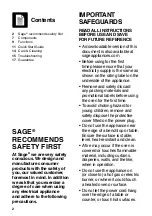 Preview for 2 page of Sage Smart Oven Quick Start Manual