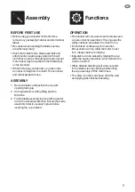 Preview for 7 page of Sage SPB550BAL2EEU1 User Manual