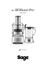 Sage the 3X Bluicer Pro BJB815 User Manual preview