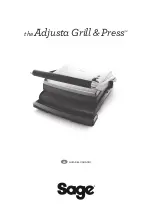 Предварительный просмотр 43 страницы Sage the Adjusta Grill & Press SGR250BSS4EEU1 User Manual