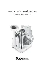 Предварительный просмотр 1 страницы Sage the Control Grip All In One Instruction Book