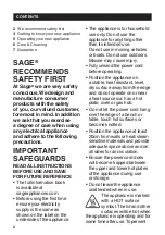 Preview for 2 page of Sage the No-Mess Waffle SWM520 User Manual