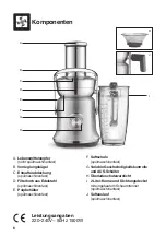 Предварительный просмотр 16 страницы Sage the Nutri Juicer Cold XL Quick Manual