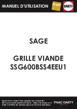 Sage the Perfect Press SSG600BSS4EEU1 Quick Manual preview