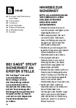 Preview for 20 page of Sage the Smart Oven SOV860BSS Quick Manual